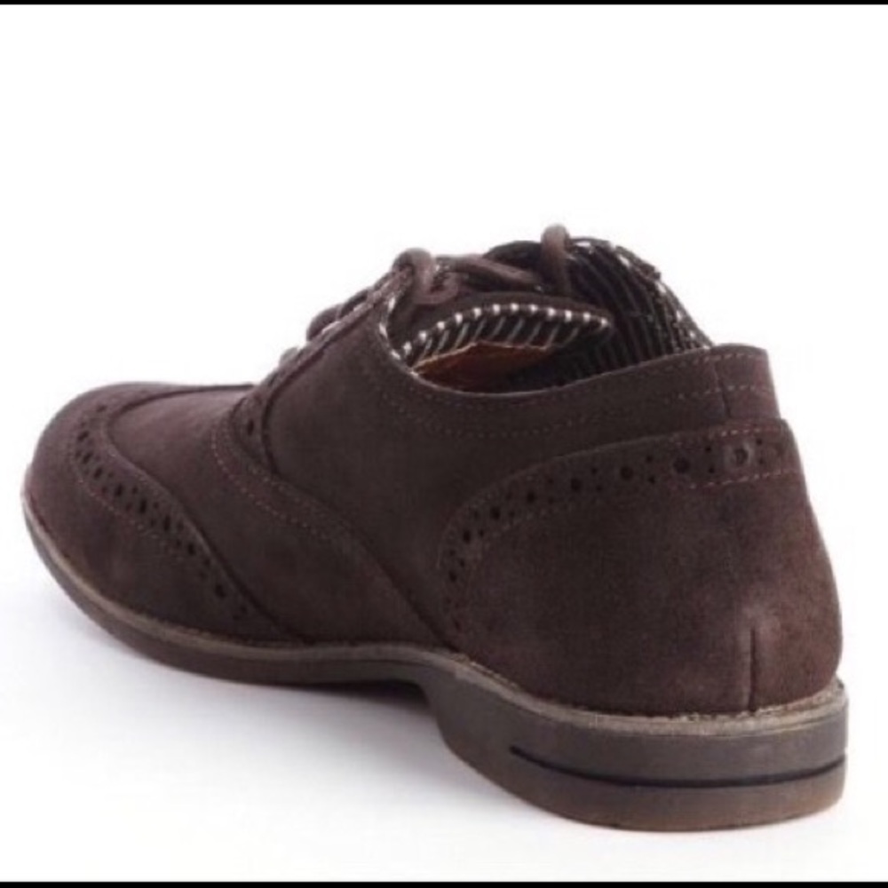SNEAKY STEVE "Barhill"Oxford -Brown Suede Shoes 10